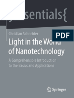 Light in The World of Nanotechnology - Schneider (Springer Essentials) (2022)