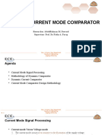 DESIGN OF CURRENT MODE COMPARATOR