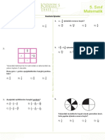 Sınıf - Sınıf Matematik Matematik: Kesirlerle İşlemler Kesirlerle İşlemler