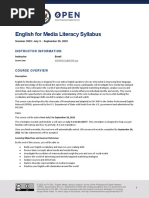 EML Syllabus Summer 2022