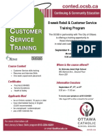 Retail Customer Service Training Program
