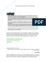 23 de Mayo Día Del Trabajador de La Educación