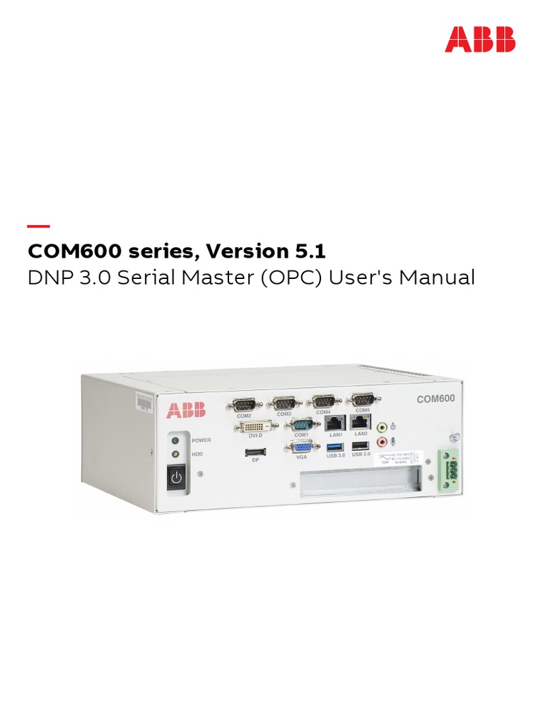 COM600 Series 5.1 DNP 3.0 Serial Master OPC Usm 756567 ENj | PDF ...