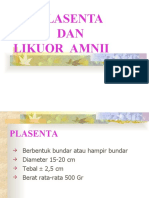 Plasenta dan Likuor Amnii