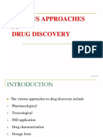 Various Approaches To Drug Discovery