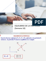 Semana 10A - Equilibrio de La Partícula