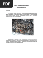 TROCA DO SENSOR DE ROTAÇÃO