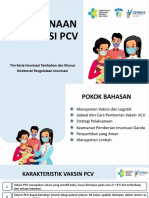 Pelaksanaan Imunisasi PCV 