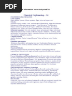 GATE Chemical Engineering