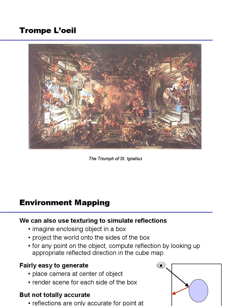 Environment Mapping Techniques Explained | PDF