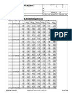 Tower - Beam Combined Axial and Bending Stresses