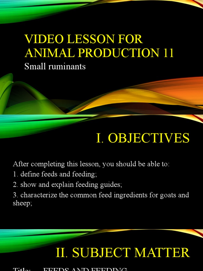 Small Ruminant Feeding Guide | PDF | Diet & Nutrition | Dietary Fiber