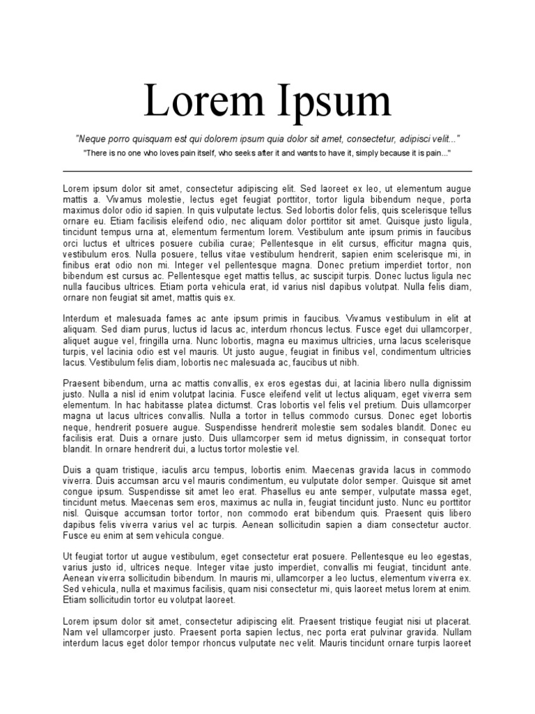 Text sample pdf