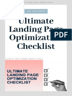 Ultimate Landing Page Optimization Checklist