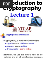 L-1. Introduction To Cryptography