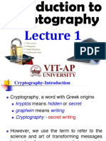 L-1. Introduction To Cryptography