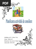 Planificare - Consiliere - 2022 Mare