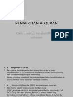 Pengertian Alquran