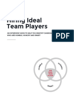 Ideal Team Player Hiring Guide