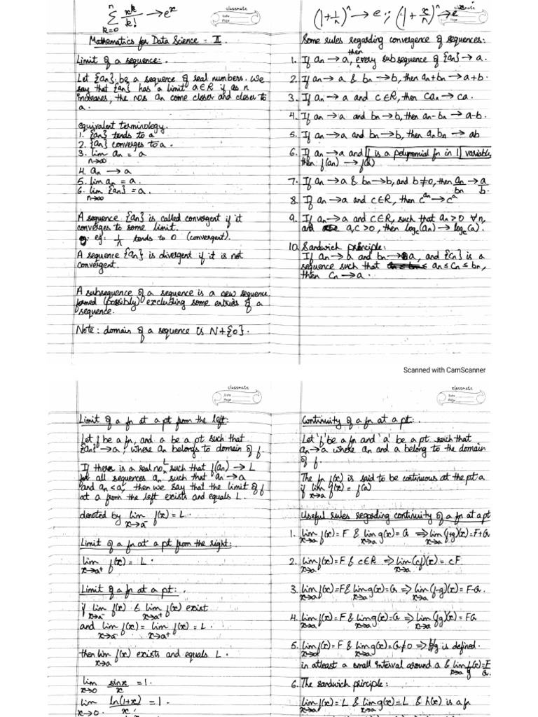 IITMOD Maths 2 Week 1-8 | PDF