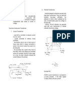 002 Instrument Transformer and Transformer Polarity