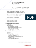 Formula To Calculate TCP Socket Buffer Sizes