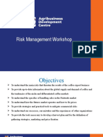 Coffee Export Risk Management Workshop