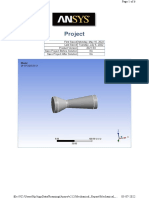 Project Page 1 of 6 - CFD analysis of a nozzle geometry in Ansys