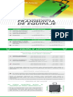 La vida es un buen viaje: conoce las políticas de equipaje de nuestra franquicia de aviación