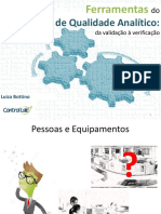 Ferramentas de controle de qualidade analítico