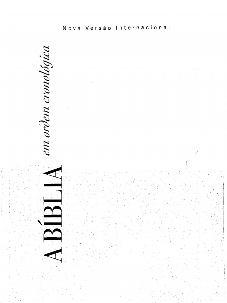 Biblia em Ordem Cronologica NVI PDF