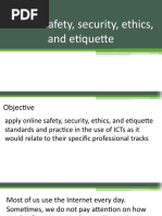 Quarter 1 Week 2 Online Safety Security Ethics and Etiquette