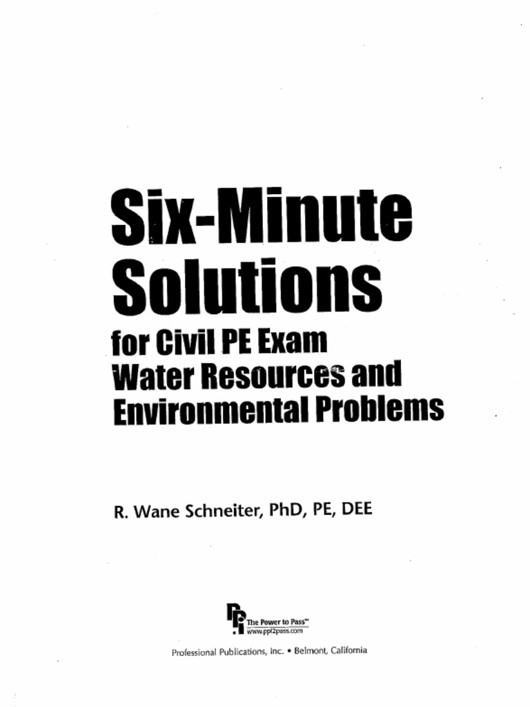6 Min Water AM | PDF