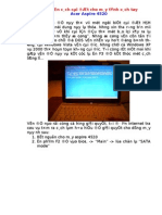 Huong Dan Cai Dat HDH WINDOWS XP Cho May Xach Tay ACER