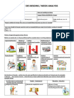 Analyse de Besoins Remplissable À Jour - CLIC