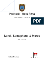 Sandi, Semaphore, - Morse