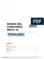 Bases Del Concurso Beca 18-2023