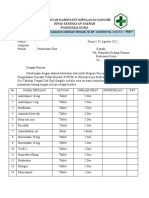 Permintaan Obat Agustus 2022