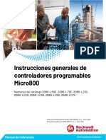 Instrucciones Generales de Controladores Programables Micro800