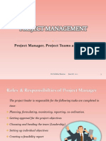 Project Management - Project Team & Pitfalls