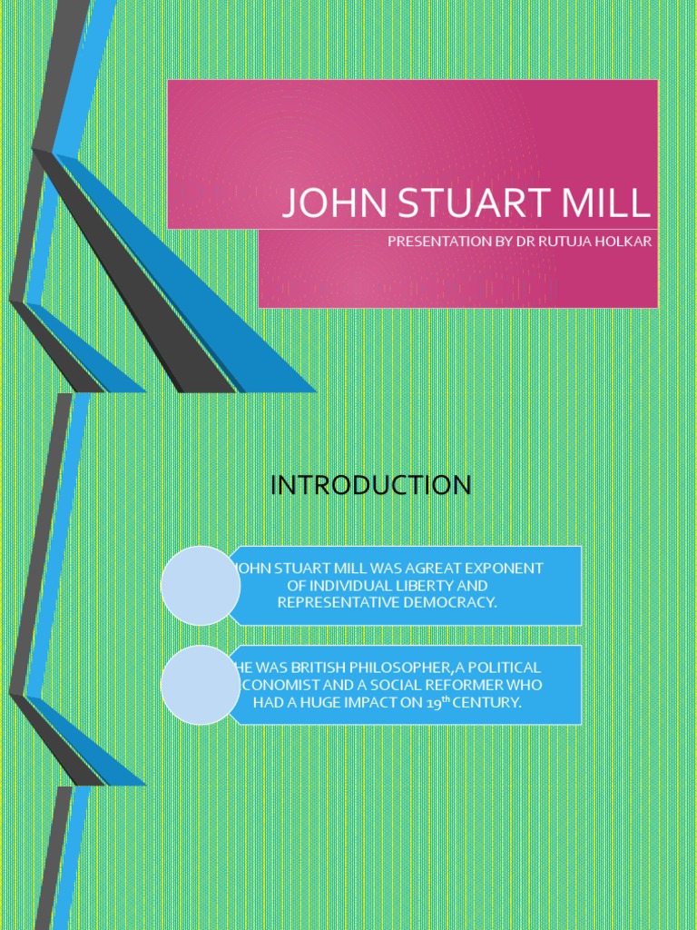 John Stuart Mill PDF John Stuart Mill Utilitarianism