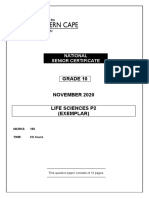 LIFE SCIENCES P2 QP GR10 NOV2020 - English