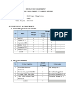 Rincian Minggu Efektf