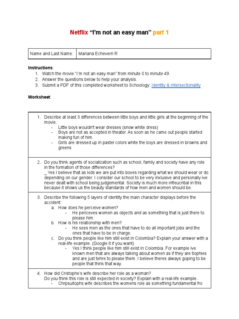 I m not an easy man part 1 pdf