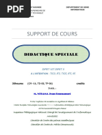Didactique speciale 2021