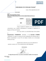 Oficio #0667-2022-Ic-Uac Solicita Aprobacion de Requerimiento para La Adquisicion Equipo de Protección Personal PDF