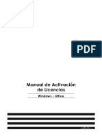 Manual de Activación Windows - Office