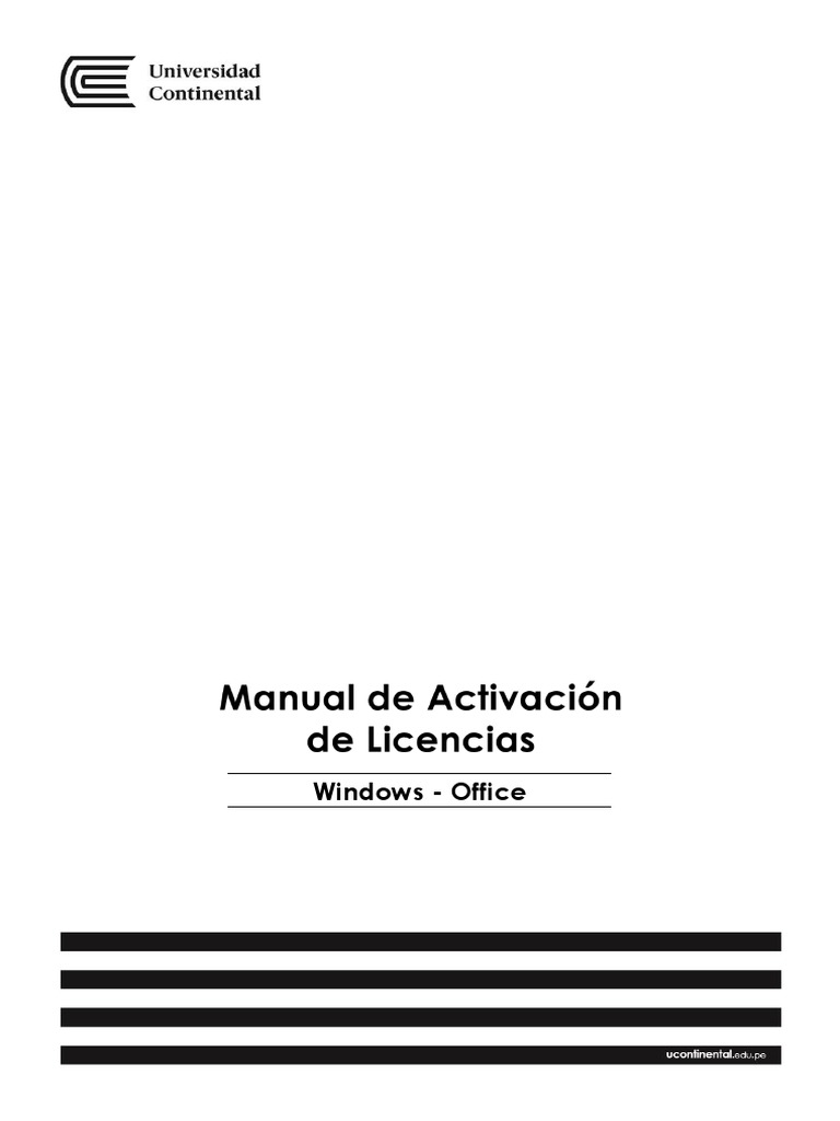 Activación Manual de Windows y Office | PDF | Microsoft Windows | Microsoft
