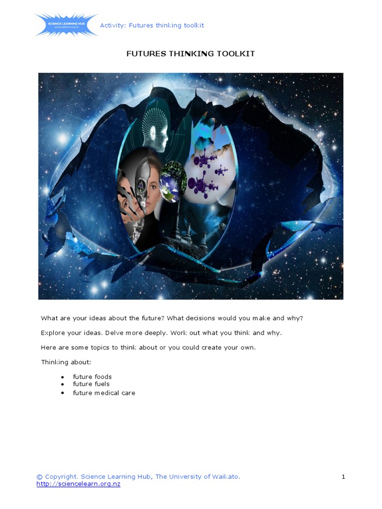 Futures Thinking Toolkit PDF Innovation Foods