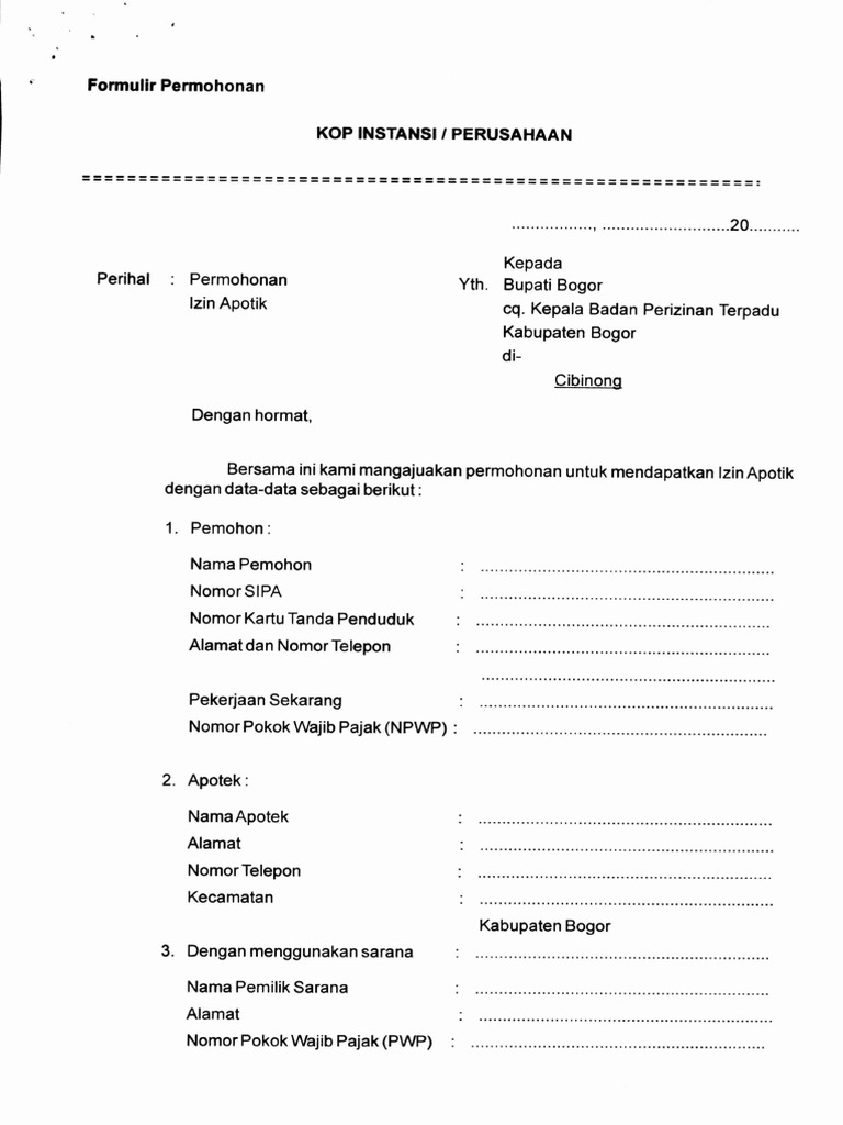 Izin Apotik | PDF